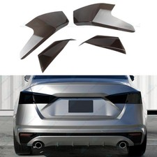 Smoked Black Tail Light Guard Decor Cover Trim Bezel For Nissan Altima 2019-2025