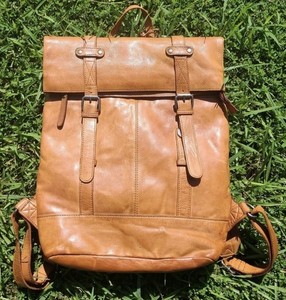 Vilenca Holland Seren Tech Backpack Distressed Brown Leather TK58 Anthro NEW Vilenca Holland Seren Tech Backpack Distressed Leather TK58  main image 3