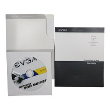 EVGA GeForce 500 Series Driver Installation Disc User Guide Manual 11-560-99-1