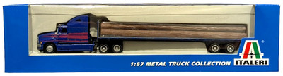 1:87 Scale Italeri 42011 Ford Aeromax & Flatbed Trailer with Log Load - MIB