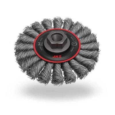 JAZ Wire Radial Brush Wheels For Angle Grinders -Steel