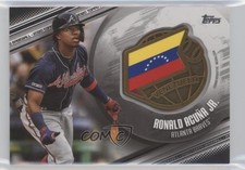 2020 Topps Global Game Medallions Black 79/149 Ronald Acuna Jr #GGM-RA qf8