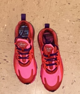 Nike Air Max 270 React Mystic Red Pink Blast AT6174-600 Athletic Sneaker