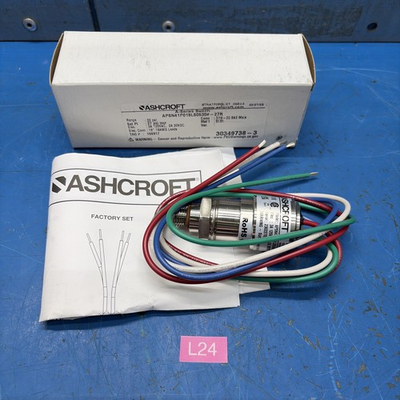 #ad Ashcroft APSN41P018LS0530# 27R Pressure Switch 30psi 125v ac 30v dc NIB $160.00