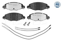 Bremsbelagsatz, Scheibenbremse MEYLE-PD: Advanced Performance A 025 232 7318/PD