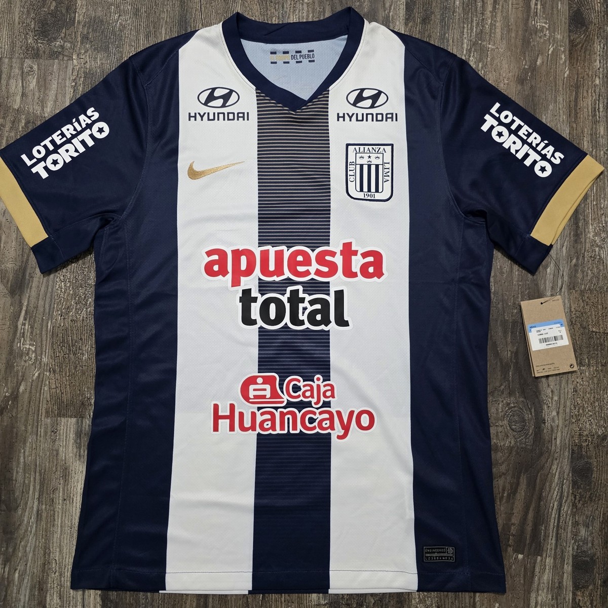 2025 Nike Alianza Lima Home Soccer Jersey Hernan Barcos Men M Peru