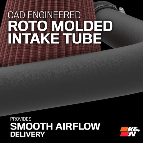 K&N Cold Air Intake System w/ Oiled Filter For 07-10 GM 2500/3500 6.6L Duramax - Foto 5 di 11