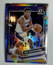 Rui Hachimura 2023-24 Donruss Optic Silver Holo Prizm Card No. 162 Lakers