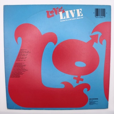 Love   Live / Studio   MCA-27025   Vinyl LP   Rock   1982