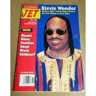 1995 May 8 JET Magazine Stevie Wonder Conversation Peace OJ Simpson Trial