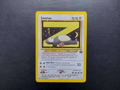 Pokemon - Snorlax 49 Black Star Promo Wizards | eBay