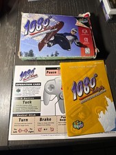 Nintendo 64 1080° Snowboarding  1998 Box, Manual, & Cartridge holder.