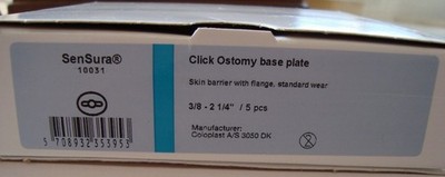 Coloplast Trim to Fit Ostomy Barrier 60 mm Flange 10031 Free Shipping 
