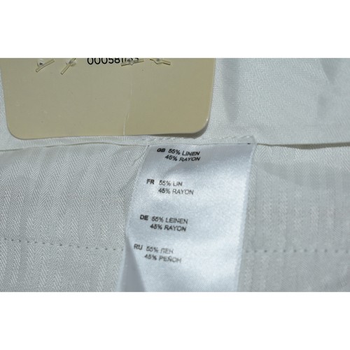 Oak Hill Hawaiian Style Linen Blend Pants Mens Size 54 x 32 Khakis Tan NEW - Picture 6 of 10