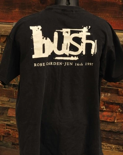 BUSH Rose Garden Portland Oregon Concert T-shir 1990s vintage concert t-shirt, vintage, size XL, single stitch, B+ condition