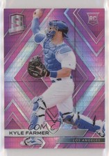 2018 Panini Chronicles Spectra Neon Pink Prizm 74/75 Kyle Farmer #45 1h1