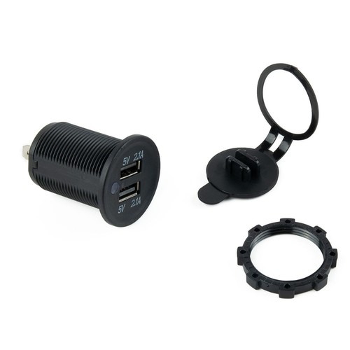 USB Socket Dual Motorcycles Module Charger Connectors Dual USB Chargers - Picture 11 of 12