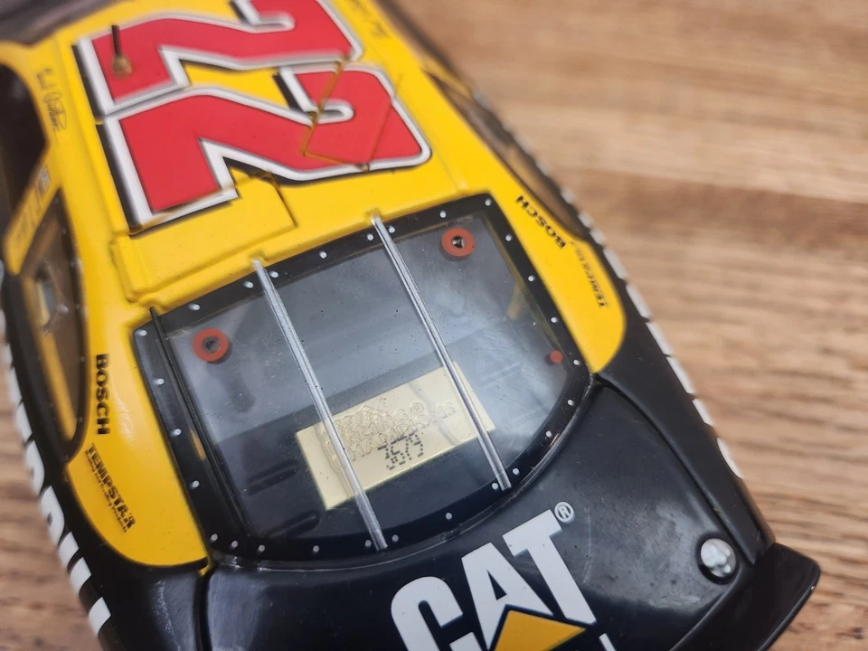 Racing Champions Diecast Nascar 1:24 Ward Burton 2001 #22 American Flag Car, CAT Foto 3 de 4