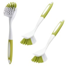3 x Dish Pan Kitchen Brush Washing Up Sink Pot Pan Bathtub Cleaning Scrub Tool