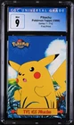 POKEMON 1999 Topps Series 1 Character Cards PIKACHU #TV2 CGC 9 Mint