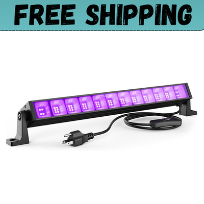 #ad #ad 40W LED Black Light Bar for Glow Party Blacklight with Plug amp;Switch Each Light $13.80