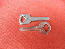 2  FORD NOS KEY BLANKS 59 60 61 62 63 64 MADE IN USA