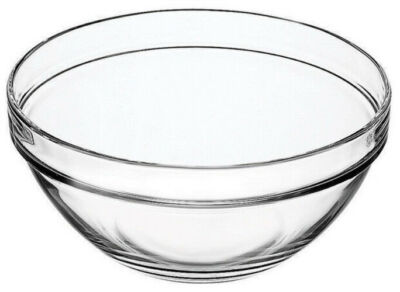 6 Stück Glasschale Schüssel Schälchen Glas Ø 14 cm stapelbar ARCOROC Empilable