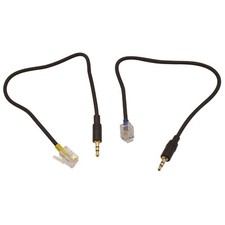 RJ9 Male to 2.5mm Male Audio Adapter for Telephone Headsets and Other Devices