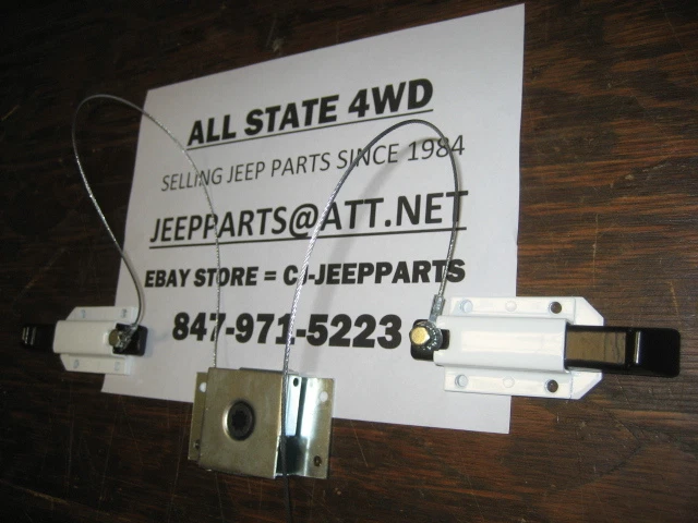 Подходит для Jeep CJ7 или Early Wrangler YJ Hardtop задняя боковая защелка подъемной двери + кабель в сборе - Изображение 2 из 4