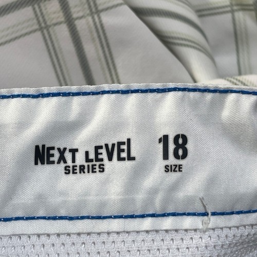 Tony Hawk Boys Shorts Plaid Green White Size 18 Next Level Series - Picture 5 of 6
