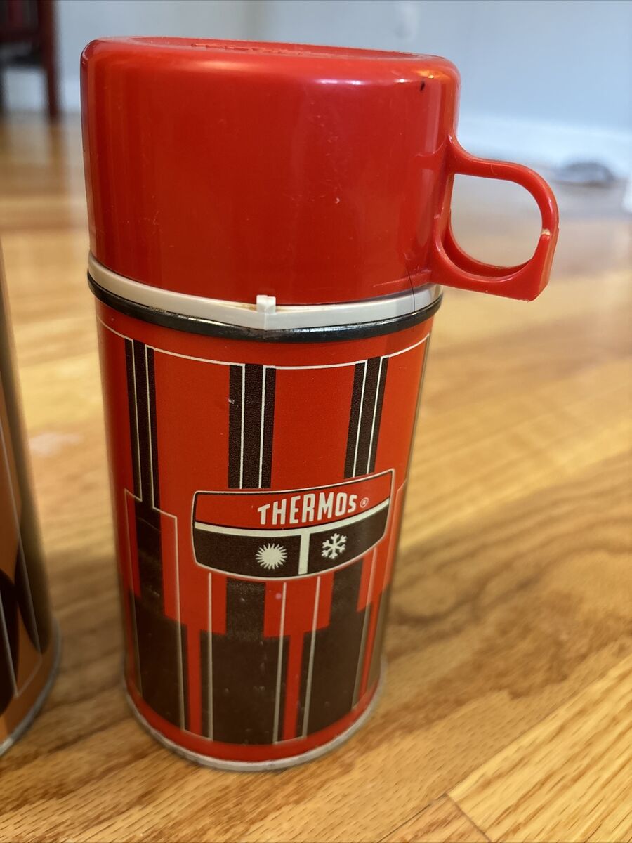 昭和レトロ リコイラー スペシャル(1984年) Vtg 1971 King-Seeley Thermos Brown/Orange #7463 And Half