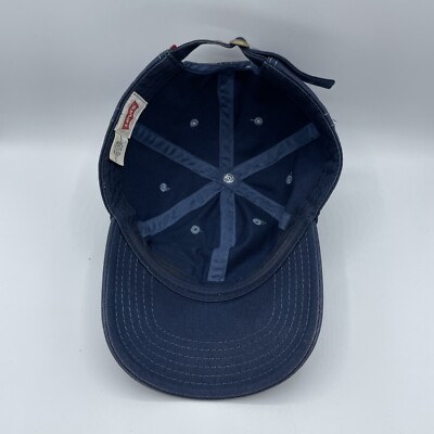 Levis Hat Adult Strapback Blue Baseball Dad Cap Red Tab  display picture 3