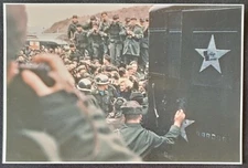 1954 Marilyn Monroe Arrival USA Army USO Korea 5x7 Portrait Photograph