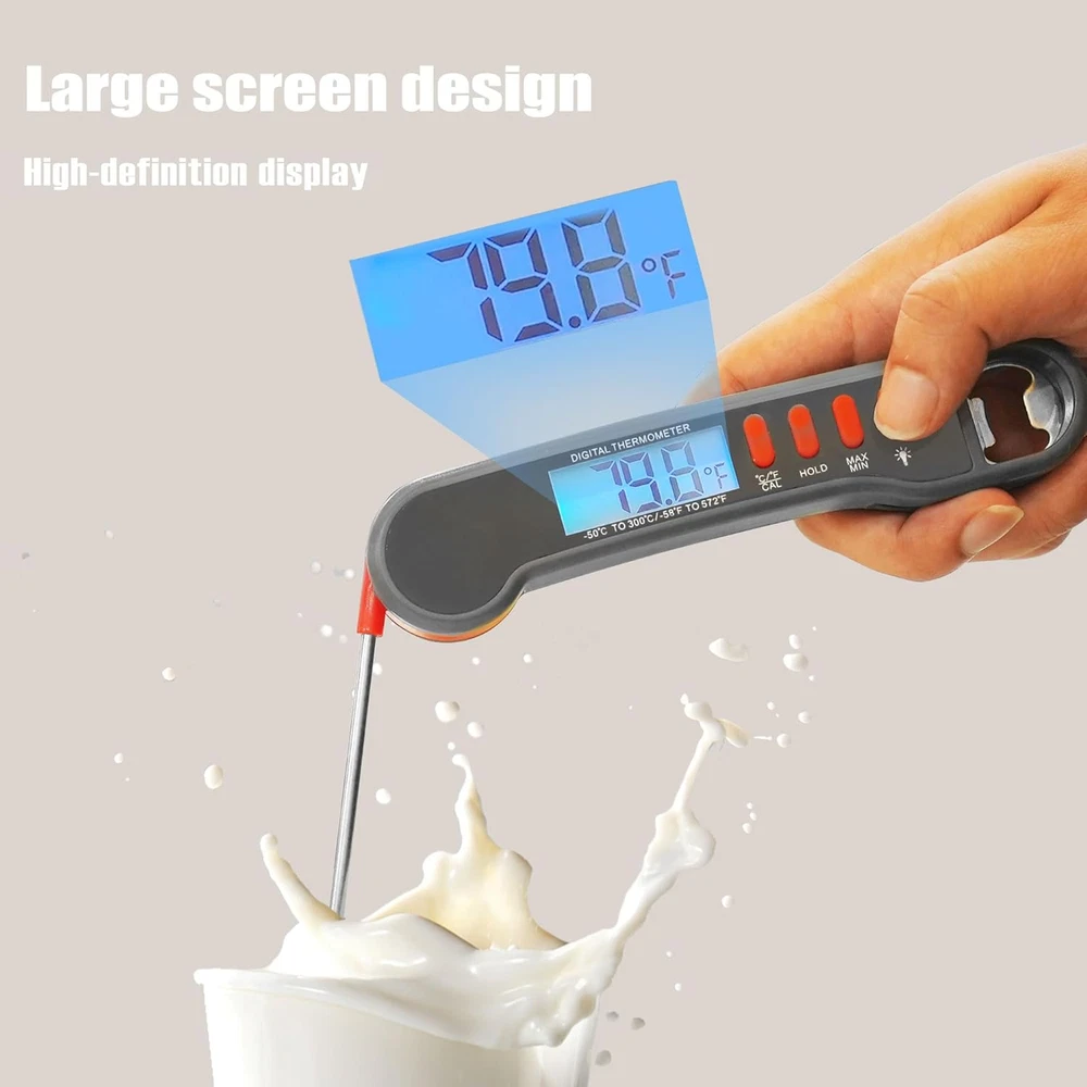 Meat Thermometer Digital Cooking Thermometer Instant Read Oven Thermometer Built