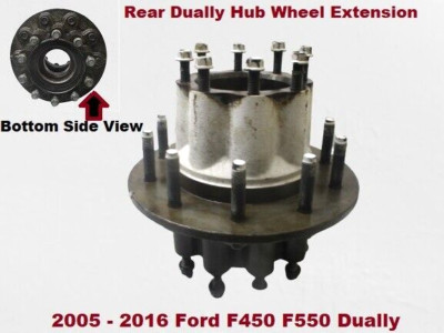 PC3Z1109B 05 to 16 Ford F450 F550 Super Duty Dually Rear Wheel Hub ...