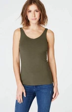 J. Jill - MP - NEW Perfect Reversible Tank -  Moss - NWT(1M12)
