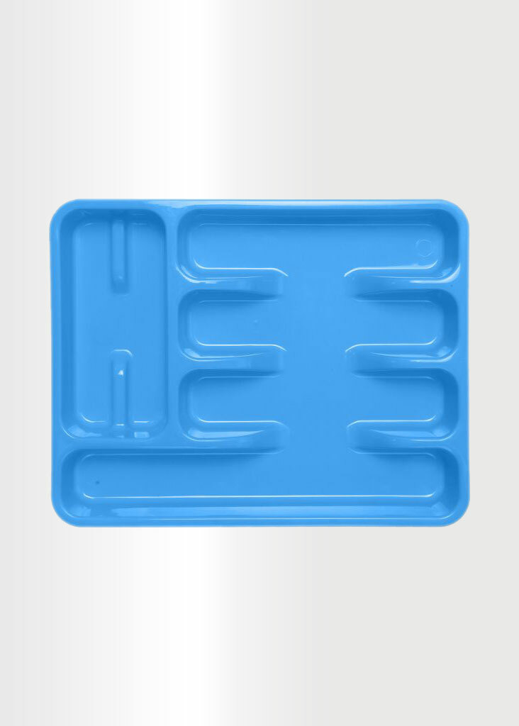 ECO 5 Compartment Plastic Cutlery Tray Drawer Organizer Rack holder eBay