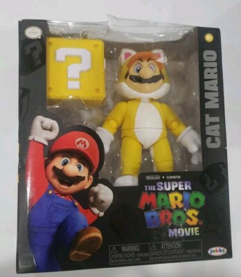 Damaged Box - Super Mario Brothers Movie 5  CAT MARIO Action Figure Toy Nintendo