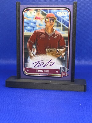 2024 Onyx Authenticated Tommy Troy  #4/10 auto