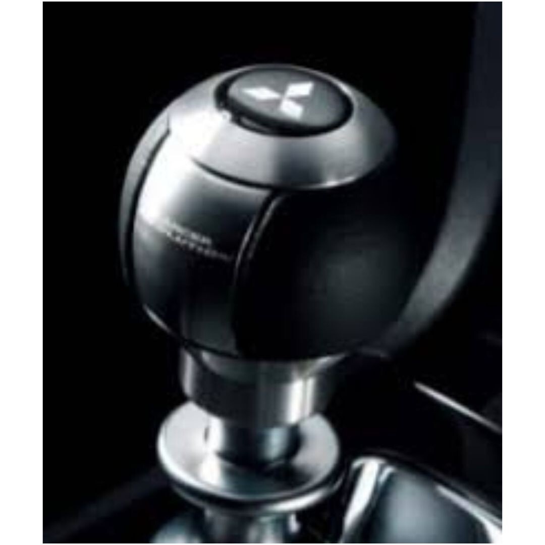 MITSUBISHI OEM MZ525632 Shift Knob Black leather and aluminum