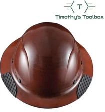 LIFT Safety HDF-15NG DAX Natural Brown Full Brim Hard Hat w/ Ratchet Suspension 