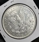 1893 MORGAN SILVER DOLLAR,  AU DETAILS!