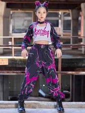 Modern Dance Performance K-pop Stage Outfit Runway Show Wear Hip Hop Clothes
