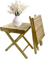 Beistelltisch Bambus Kaffeetisch Klappbar Klapptisch Campingtisch Blumenhocker