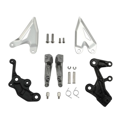 Driver Foot Pegs Footrest Bracket Fit For Kawasaki Ninja 500 24 Ninja 400 18-24 - Picture 6 of 10