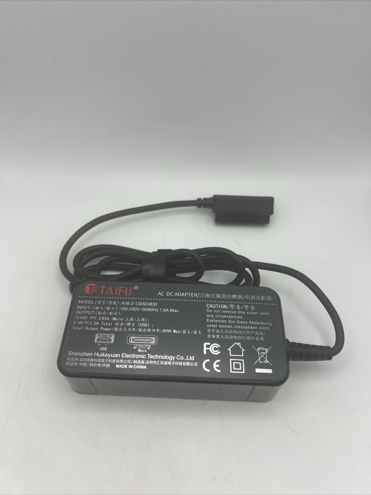 Model A16-2-130503830 No Power Cord