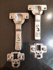 DTC Half Overlay 110 Degrees Soft Close Hinge With Backplate And Fixings