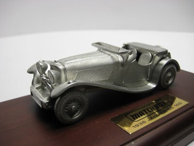 E-101 Yesteryear // Matchbox - Jaguar SS 100 - ''Pewter'' Zinn Modell