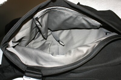 Cote&Ciel Isar Large Eco Yarn Backpack – Black Melange, Stylish Laptop & Travel Bag