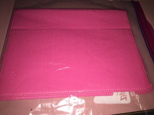 StyleFolio Pink iPad Pro 10 X 8 "Folio Case Shell Cover Stand Leather - Picture 2 of 2